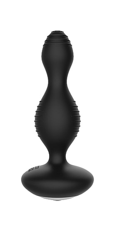 E-STIMULATION Plug vibrador negro con electroshock