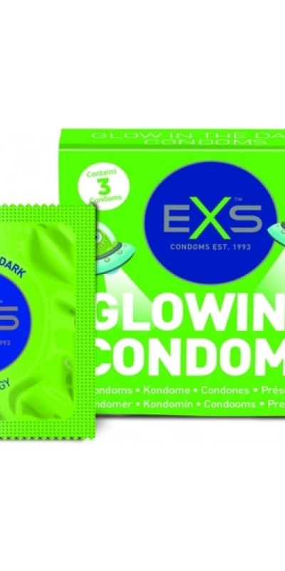 EXS GLOW Condones fluorescente