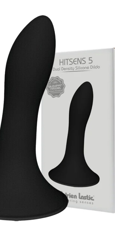 HITSENS 5 Dildo de silciona doble densidad perfecto para el juego anal