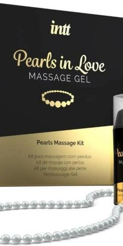 INTT PEARLS IN LOVE MASSAGE GE Massage & sexe oral - perles in love avec collier de perles et gel de perles