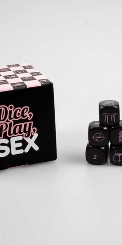 DICE, PLAY, SEX Juego de dados para parejas con combinaciones innovadoras