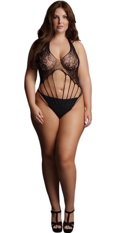 DESIR TEDDY STRAPPY Body al cuello sin mangas con tiras