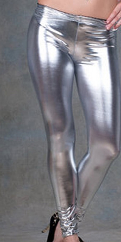 LEGGINS Satinado gris