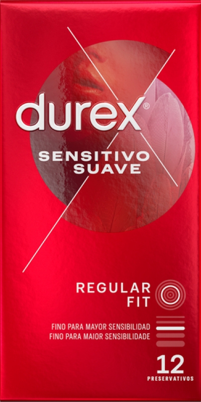 DUREX SENSITIVO SUAVE Preservativo ultra-fino y extra-lubricado para mayor placer