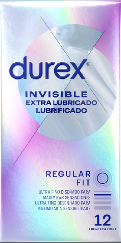 DUREX INVISIBLE Preservativos de mayor sensibilidad y lubricación