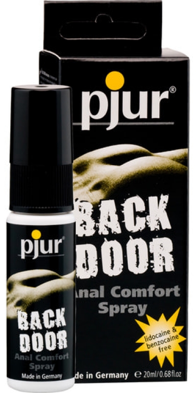 PJUR BACK DOOR ANAL COMFORT Spray relajante con pantenol y aloe para confort anal