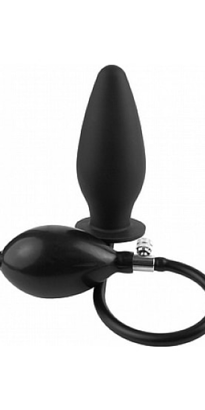 PLUG HINCHABLE Plug anal de silicona con inflador