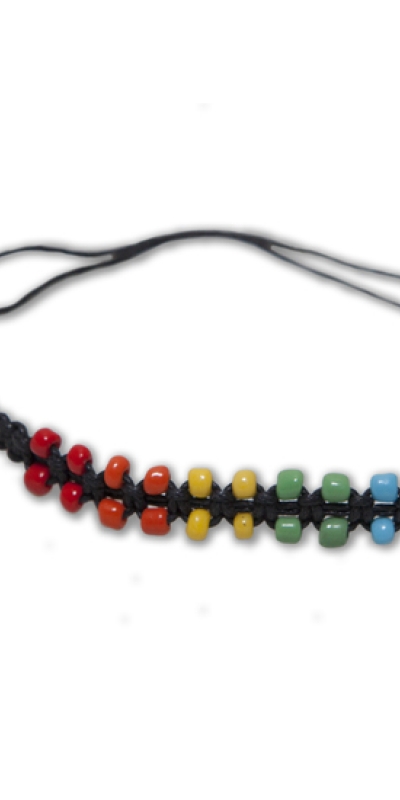 PULSERA BOLITAS PEQUEÑA LGTB Pulsera colorida que celebra orgullo y diversidad