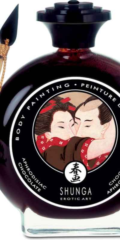 SHUNGA BODY PAINTING Combina los juegos eróticos con sabores prohibidos