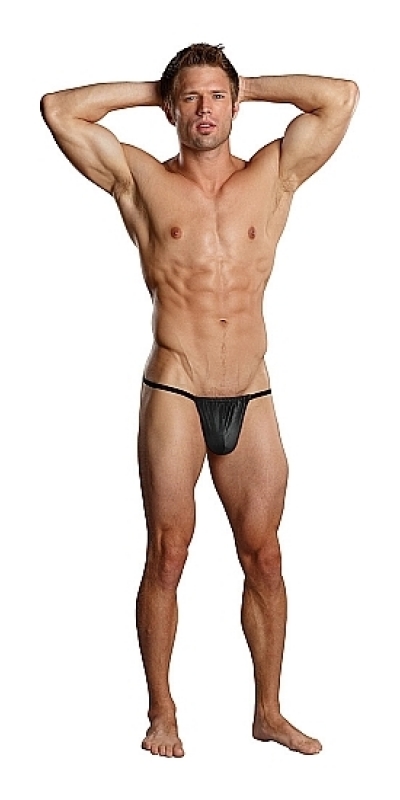 POSING STRAP Tanga negro de ajuste cómodo