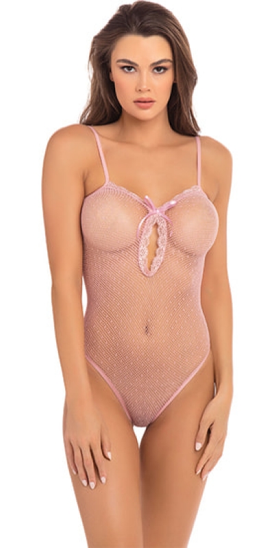 NUBE PINK Body semitransparente