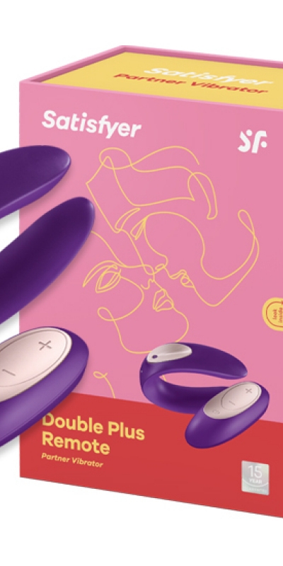 SATISFYER PARTNER PLUS REMOTO Brinquedo perfeito para casais com controle remoto