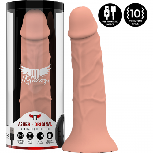 ASHER DILDO ORIGINAL M - VIBRATEUR WATCHME TECHNOLOGIE SANS