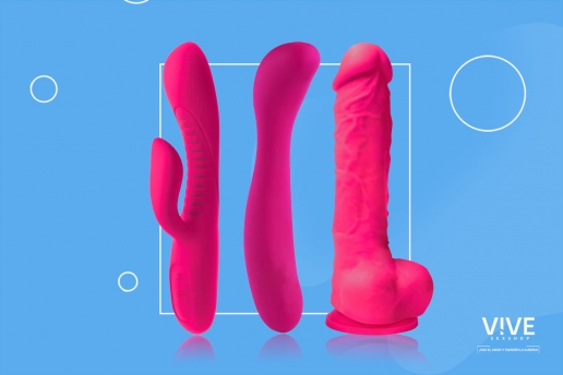 Diferentes tipos de estimulantes ou dildos