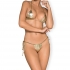 Bella vista micro bikini dorado talla unica