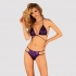 Bikini balitta morado con copas triangulares