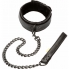 Collar BDSM negro seguro para juegos de rol avanzados