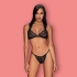 Ensemble de lingerie noir elisetta, sensuel et élégant