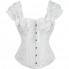 Corset blanco con detalles elegantes y únicos