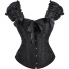 Corset negro de alta calidad, talla s