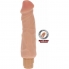 Vibrador grande de dual densidade 20,5 cm natural