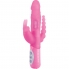 Vibrador triple estimulación rosa