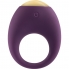 Anillo vibrador para el pene morado con luz