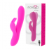 Vibrador doble de silicona con varias funciones