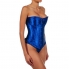 Corset  azul con tanga