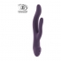 Vibrador doble estimulación morado