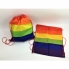 Mochila de nylon con bandera del orgullo lgbt+