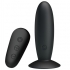 Tapón anal vibrador de silicona, recargable, impermeable