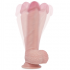 Dildo de silicone realista com vibração e rotação