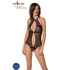 Body satara l/xl de encaje y tul elástico sensual