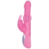 Vibrador de silicona con estimulación interna y externa