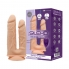 Modelo 1 pênis realista dupla penetração vibrador de silicone premium s