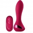 Plug anal inflable y vibrador de silicona