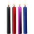 Velas de cera provocantes - parafina - 4-pack - vermelha