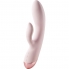 Vibrador doble de silicona con estimulador clitorial